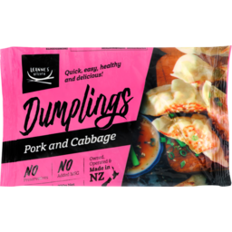 Photo of Leannes Kitchen Dumplings Pork & Cabbage 250g