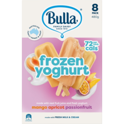 Photo of Bulla Ice Cream Bar - Mango, Apricot, Passionfruti 8pk