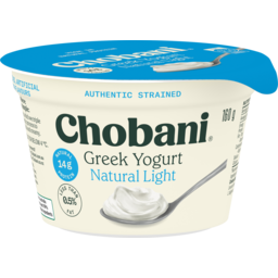Photo of Chobani Greek Yogurt Natural Light 160g 160g