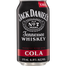 Photo of Jack Daniel's Tennessee Whiskey & Cola 375ml