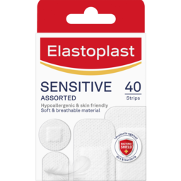 Photo of Elastoplast Sensitive Assorted Strips 40 Pack
