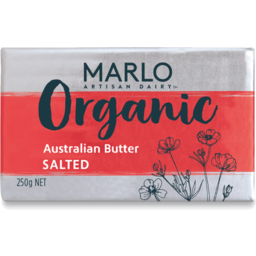Photo of Marlo Organic Australian Butter Salted 250g