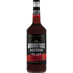 Photo of Woodstock Bourbon & Cola 4.8% 660ml Bottle 660ml