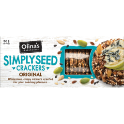 Photo of Olinas Bakehouse Original Simply Seed Crackers 80g