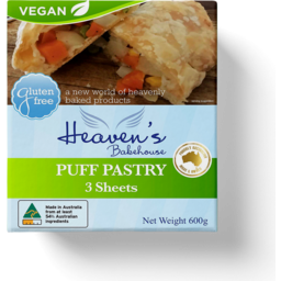 Photo of Heaven’s Bakehouse Puff Pastry Gluten Free