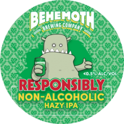 Photo of Behemoth Brewing Co Responsibly Non-Alcoholic Hazy IPA 4pk