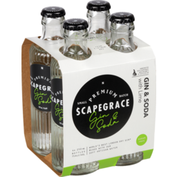Photo of Scapegrace 7% Gin & Soda Bottles