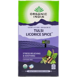 Photo of Organic India - Tulsi Licorice Spice - 25 Tea Bags