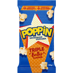 Photo of Poppin Microwave Popcorn Triple Butter Flavour Explosion