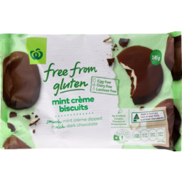 Photo of WW Free From Gluten Biscuits Mint Cream 145g