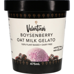 Photo of Valentino's Oat Milk Gelato Boysenberry 475ml