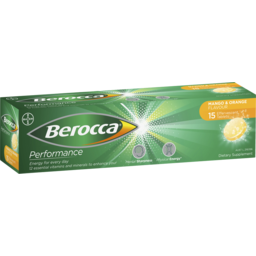 Photo of Berocca Energy Vitamin Mango & Orange Effervescent Tablets 15pk
