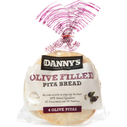 Photo of Danny's Pita Bread Olive 4 Pack
