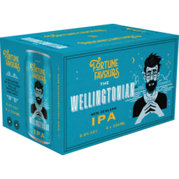 Photo of Fortune Favours The Wellingtonian NZ IPA 6 Pack