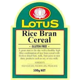 Photo of Lotus Rice Bran Cereal