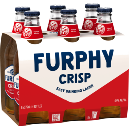Photo of Furphy Crisp Lager Bottles 6x375ml