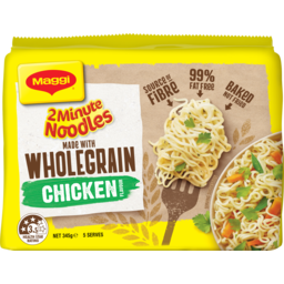Photo of Maggi 2 Minute Instant Noodles Chicken Wholegrain Flavour 5 Pack