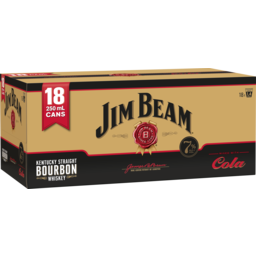 Photo of Jim Beam 7% Gold 18x250ml Cans