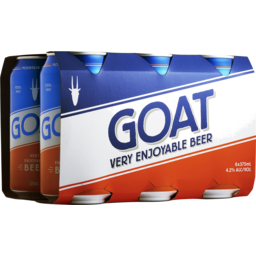 Photo of Mountain Goat Beer 4.2% Can 375ml 6 Pack