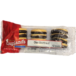 Photo of Couplands Biscuits Chocolate Shortbread 12 Pack