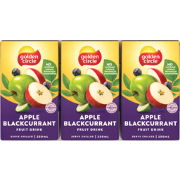 Photo of Golden Circle Apple Blackcurrant Fruit Drink 6x250ml