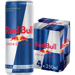 Photo of Red Bull Energy Drink, (4 Pack) 4x250ml