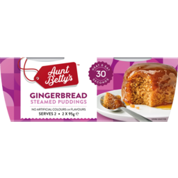 Photo of Aunt Betty's Aunt Bettys Steamy Puds Gingerbread 190g