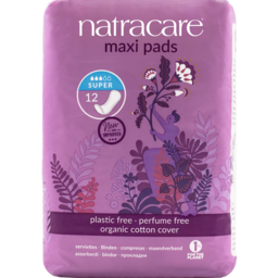 Photo of Natracare Super Maxi Pads 12 Pack