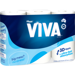 Photo of Viva White Paper Towel Multi Use 3pk