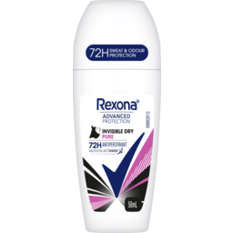 Photo of Rexona Women 72h Advanced Roll On Antiperspirant Deodorant Invisible Pure