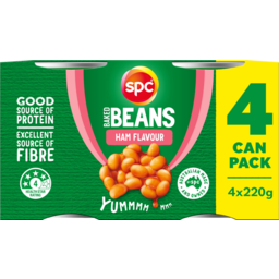 Photo of Spc Baked Beans Ham Flavour 4x220g