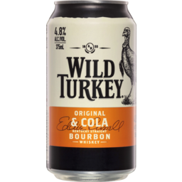 Photo of Wild Turkey Bourbon & Cola Can