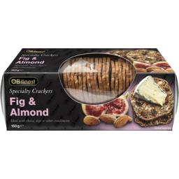 Photo of Ob Finest Specialty Crackers Fig & Almond 150gm