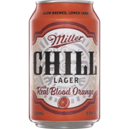 Photo of Miller Chill With Blood Orange Cans 4% Single Cans