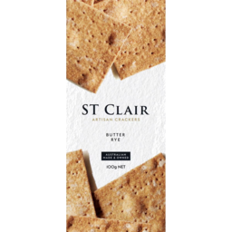 Photo of St Clair Butter Rye Crackers