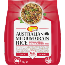 Photo of SunRice Medium Grain White Rice 2kg