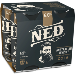 Photo of NED Whisky 6% & Cola Cans
