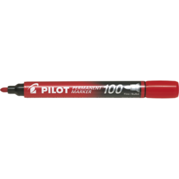 Photo of Permanent Marker Sca-100 Red Each