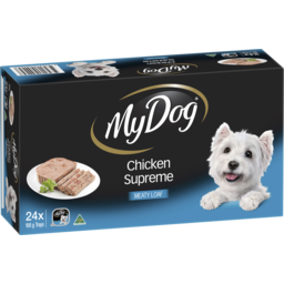 Photo of My Dog Dry Dog Food Chicken Supreme Meaty Loaf Trays 24.0x100g