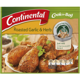 Photo of Cont C-I-B Rst Garlic/Herb 40gm