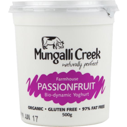 Photo of Mungalli Creek Yoghurt Passionfruit 500g