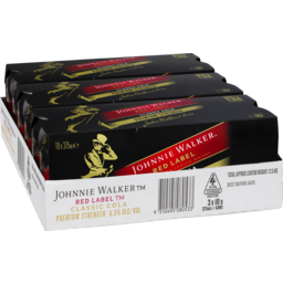 Photo of Johnnie Walker Red & Cola 6.5% 375ml 3x10 Pack