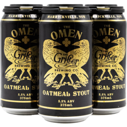 Photo of Grifter Brewing The Omen Oatmeal Stout Can