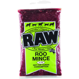 Photo of Raw Pet Meats Mince Roo Pet Food 800g