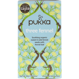 Photo of PUKKA Org Three Fennel Tea 20 Bags