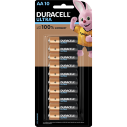 Photo of Duracell Ultra Aa Alkaline Batteries 10 Pack
