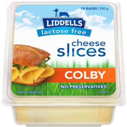 Photo of Liddells Lactose Free Colby Cheese Slices 250gm
