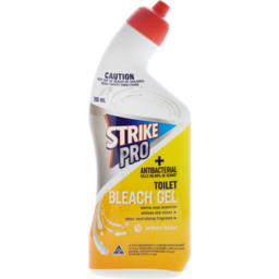 Photo of Strike Pro Toilet Bleach Gel Lemon Blast 700ml
