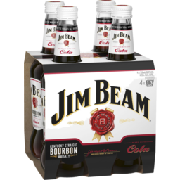 Photo of Jim Beam White Label & Cola Stubbies
