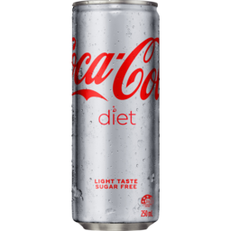 Photo of Coca Cola Diet Soft Drink Mini Can 250ml